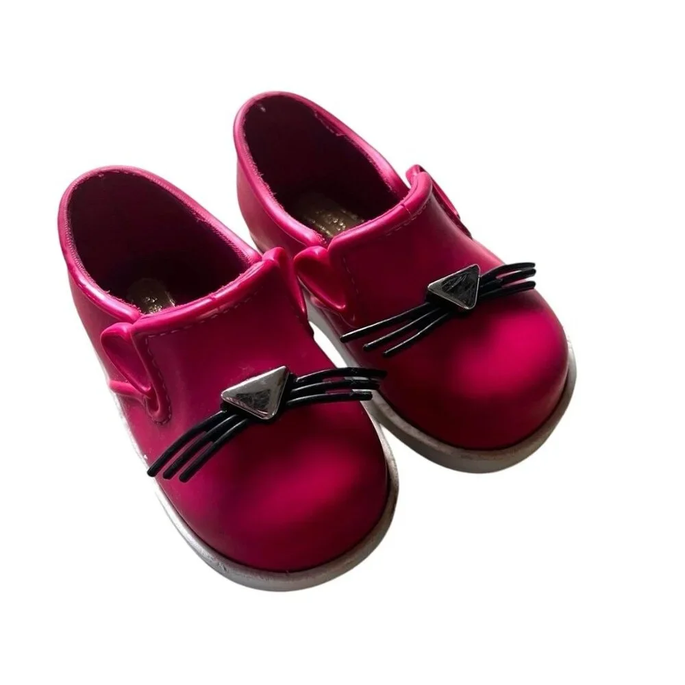 Mini Melissa Toddler Pink Cat Shoes Size 5